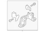Genuine Mazda Automatic Transmission Mount Bracket KD47-39-08YF. Fixed Price $136.00.