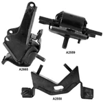 Left, Rear Manual Trans Mounts & Right Engine 3PCS Ford Exp 88-86 1.9L. Fixed Price $51.98.