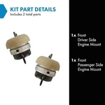 2PC Hydraulic Motor Engine Mount Pair For 00-08 Jaguar S-type XJ8 Lincoln Ls. Fixed Price $56.99.