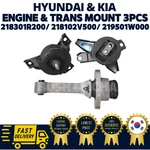 Genuine Oem Hyundai Kia Engine & Trans Mount 3PCS 218301R200 Accent Veloster. Fixed Price $170.10.