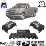 Front Fender Liner Left & Right + Splash Shield For 1999-2006 Silverado Sierra. Fixed Price $88.46.