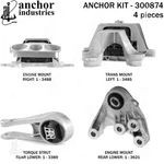 Anchor 300874 Engine Mount Kit. Fixed Price $374.99.