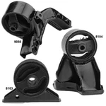 Engine Motor Mounts 3PCS For Mitsubishi Eclipse, Plymouth Laser 94-90 L4-1.8L. Fixed Price $70.00.