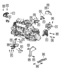 Genuine Mopar Engine Mount Bracket 4861459AC. Fixed Price $30.42.