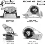 Anchor 300019 Engine Mount Kit. Fixed Price $356.99.