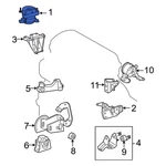 For Toyota RAV4 2009-2012 123050V020 Right Engine Mount. Fixed Price $223.13.