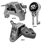 Engine Mounts & Automatic Transmission 3PCS For Chevrolet Volt 15-11 1.4L. Fixed Price $158.00.