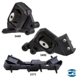 Engine Mounts & Transmission 3PCS For Dodge Ram 1500 07-06 4.7L. Fixed Price $174.99.