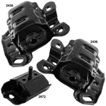Engine Motor Mounts & Transmission 3PCS For Chevrolet C10, C20 86-85 4.3L. Fixed Price $34.97.