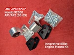 00-09 Honda S2000 Innovative Billet Engine Mount Kit Fits AP1 AP2 B90750-75A. Fixed Price $249.99.