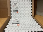 Smart Tiles Hexago 10INX11IN Glossy Resin Octagon Subway Peel & Stick Wall. Fixed Price $19.99.