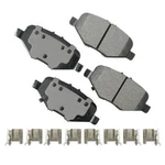 Akebono Proact Ultra Premium Ceramic Disc Brake Pad Kit ACT1612. Fixed Price $72.62.