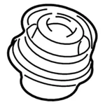 New Genuine Mercedes-benz Rubber Bushing 203240061764 / 203-240-06-17-64 Oem. Fixed Price $213.96.
