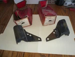 1948 - 1956 Oldsmobile W/std Trans. Rear Motor Mounts 8081 8082 New. Fixed Price $134.95.