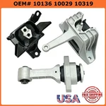 3PCS Engine Mounts & Torque Strut Trans Kia Forte 2023-19 L4-2.0L, Cvt. Fixed Price $283.00.