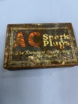 Ac Vintage 1930'S Spark Plugs Tin Box Metal Advertising Can W/ 2 Old. Fixed Price $59.00.