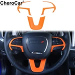Steering Wheel Cover Frame Trim For Dodge Charger Challenger Grand Cherokee SRT8. Fixed Price $12.99.