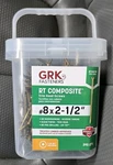 Grk Rt #8 X 2-1/2 In. Star Drive Composite Screw (390 Ct.) 115079 Fasteners. Fixed Price $44.99.