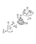 Genuine Mopar Engine Mount Bracket 4726027AB. Fixed Price $153.27.