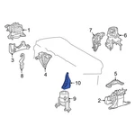 For Toyota Camry 2018-2026 12311F0020 Front Engine Mount Bracket. Fixed Price $118.22.