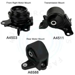 3PCS Engine Motor Trans Mount Auto For 2003-2005 Honda Civic 1.3L Hybrid. Fixed Price $32.89.