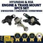 Genuine Oem Hyundai Kia Engine & Trans Mount 3PCS Set 218102V500. Fixed Price $166.50.