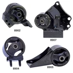 Front, Rear, Rh Engine Mounts & Lh Manual Trans 4PCS For Kia Spectra 1.8L. Fixed Price $98.00.