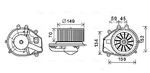 Ava Quality Cooling VN8352 Interior Blower For Audi, Skoda, Vw. Fixed Price $83.63.