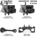 Anchor 300216 Engine Mount Kit. Fixed Price $250.99.
