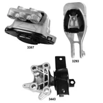 Engine Mounts & Transmission 3PCS For Chevrolet Trax 22-18 L4-1.4L, At. Fixed Price $205.00.