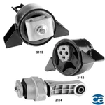Front, Rear Engine Motor Mounts & Trans. 3PCS Set For Chevrolet Aveo 1.6L. Fixed Price $93.74.