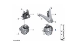 Genuine Oem Bmw Left Engine Mount (22-11-6-860-457). Fixed Price $125.00.