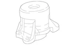 Genuine Mercedes-benz Engine Mount 254-240-16-00. Fixed Price $143.91.