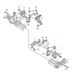 Audi A8 S8 Quattro 4H2 4H8 Hydro-mounting Left Electric 4G0199381LB 11-11. Fixed Price $712.84.