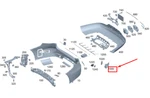 Mercedes-benz Eqs V297 Rear Right Blind Spot Sensor Bracket A2978851404. Fixed Price $50.33.