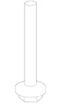 Genuine Nissan Front Insulator Bolt 11298-ZS00A. Fixed Price $5.86.