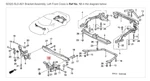 Acura Honda Genuine Oem Nsx Bracket Assembly, Left Front Cross 50320-SL0-A01. Fixed Price $2230.46.