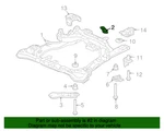 New Genuine Honda Acura Right Rear Subframe Mounting Stay 50275-SDA-A00. Fixed Price $12.97.