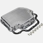 Turbo TH400 Finned Aluminum Transmission Oil Pan 2 1/4" Polished W/ Bolts For Gm. Fixed Price $69.99.