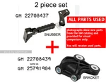 Used Set Genuine Gm 22708437 Snubber Engine Mount Incl 25791904/22708439 Bracket. Fixed Price $161.14.