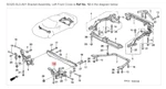 Honda Acura Genuine Oem Nsx Bracket Assembly, Left Front Cross 50320-SL0-A01. Fixed Price $2230.45.