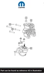 New Genuine Mopar Bracket Engine Mount 2018-2024 Oe 68271532AC. Fixed Price $49.99.