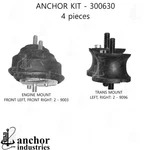 Anchor Engine Mount Kit For Bmw 300630. Fixed Price $83.32.