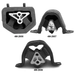 Engine Mounts & Transmission 3PCS For Pontiac Lemans, Optima 89-88 L4-1.6L. Fixed Price $38.08.