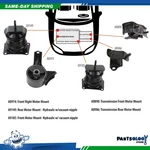 Dnj MMK1016 New Engine Motor Mount & Trans. Kit For 98-03 Honda Accord 3.0L Sohc. Fixed Price $166.24.