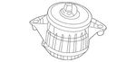 Genuine Mercedes-benz Engine Support 167-240-56-00. Fixed Price $158.67.