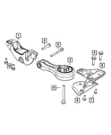 Genuine Mopar Engine Mount 5147774AC. Fixed Price $174.64.