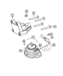 Genuine Mopar Engine Mount Heat Shield Right Side 5147152AC. Fixed Price $27.24.