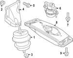 Genuine Nissan Front Mount 11220-6GP0A. Fixed Price $232.09.