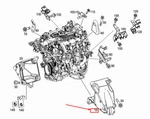 New Mercedes-benz Coupe C205 Left Engine Mount A2762233304 Genuine. Fixed Price $336.18.